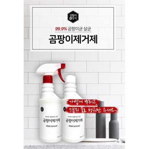 5분 안에 벽지 곰팡이 제거: 리온하임 벽지곰팡이제거제와 더불어