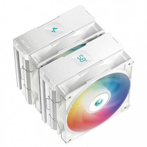 딥쿨 DEEPCOOL AG620 DIGITAL ARGB 듀얼타워 공랭 CPU 쿨러 (WHITE), 선택없음, 1개
