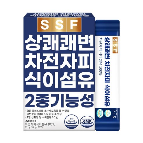 순수식품 상쾌한 쾌변 차전자피 식이섬유 100% 1박스(30포) 분말 가루 장운동 건강기능식품