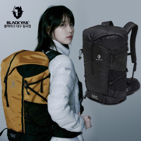 블랙야크 남성 여성 후드형 등산 배낭 아이유 가방 아드레날린 2BYKSX3926 평평한 바닥 쾌적한 등판 소형 24리터 백팩, 블랙