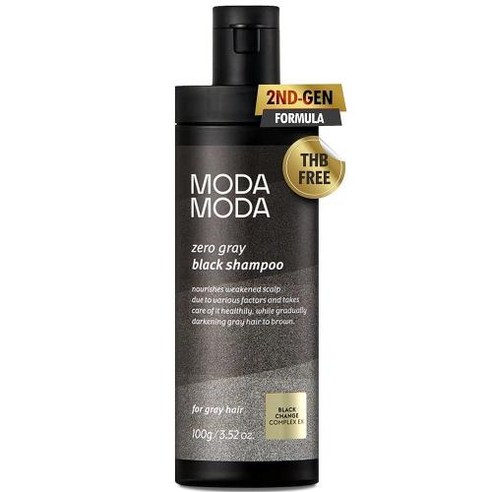 모다 MODA 제로 그레이 블랙 헤어 샴푸 천연 염색안 Co, 1) 100ml3.52온스, 무첨가제, 무알콜 모다모다샴푸 모다 MODA 제로 그레이 블랙 헤어 샴푸 천연 염색안 Co, 1) 100ml3.52온스, 무첨가제, 무알콜 모다모다샴푸