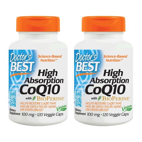 닥터스베스트 하이 앱솔션 CoQ10 100mg 베지 캡, 120개입, 2개, 120정