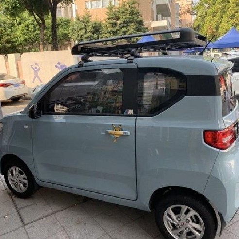  루프바스켓 루프캐리어 자동차 차량루프바스켓 도요타 RAV4 용 루프 랙 알루미늄 합금 레일 바 수하물 캐리어 크로스 카고 바스켓 RAV 4 2006 2007 2008 2009 2 루프용품 경차 루프바스켓 레이 코나 모닝 에디슨ev 루프랙 짐받이, 매트블랙더블1.1mx0.9m+전용크로스바