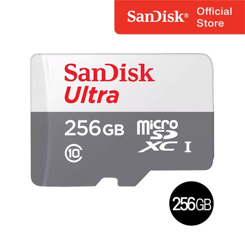 샌디스크코리아 공식인증정품 마이크로 SD카드 SDXC ULTRA 울트라 QUNR 256GB, 1개