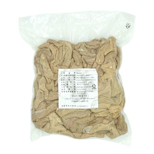 [백암식품] 삶은 돼지곱창 2kg 국내산 돼지소창, 1개