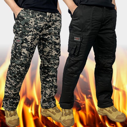 겨울 추위에도 끄떡없는 기모 카고 작업복 솜바지: 활동성과 보온성을 겸비한 겨울철 필수템 등산카고바지