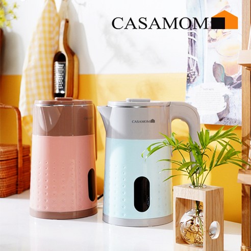 주방에 화사함을 더하는 까사맘 파스텔 무선 전기 주전자, 지금 바로 만나보세요!