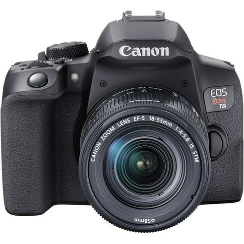 Canon EOS Rebel T8i EFS 1855mm is STM Lens Kit Black