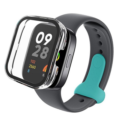 샤오미 레드미 Mi Watch 3을 위한 탁월한 보호력과 스타일을 제공하는 더조은셀러 풀글라스 투명 케이스