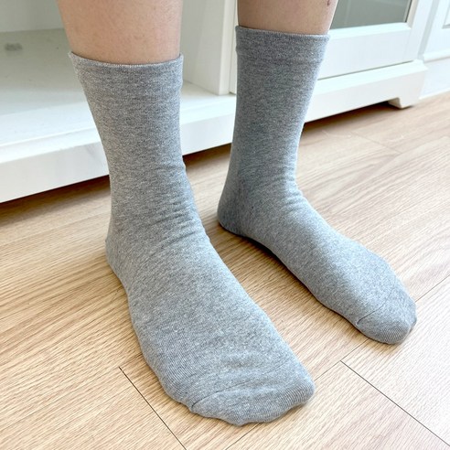 당뇨병 환자의 편안한 발 건강을 위한 국산 발목 조임 없는 무압박양말