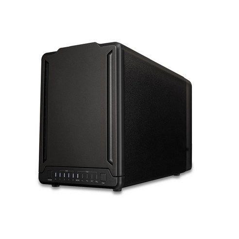위즈플랫 HDX400U 4베이 3.5" 대용량 외장스토리지 DAS USB3.2 Gen2 알루미늄 에어플로우 저소음 팬 간편장착, 1개