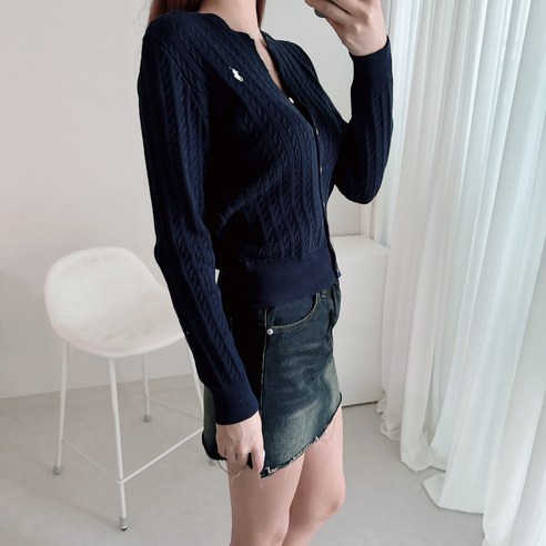 폴로 랄프 로렌 미니 케이블 가디건, 지금 바로 당신의 스타일을 완성하세요!