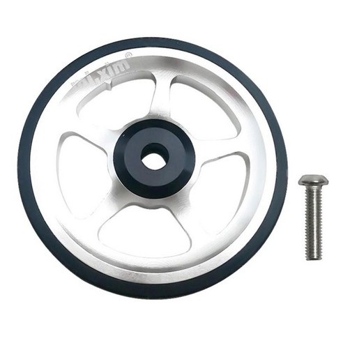접이식 자전거 쉬운 휠 수정 주차 수송 Easywheel Refit 부품 부품 장착 볼트, 실버, {"사이즈":"6cm"}, {"수건소재":"알루미늄 합금"}