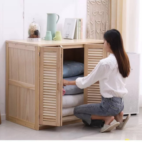 헤리홈 엔틱 낮은 이불장으로 아늑한 공간 만들기 낮은이불장