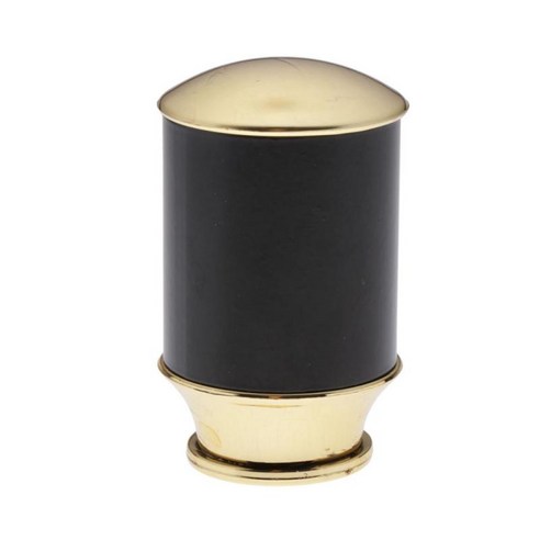창 처리 커튼 막대는 휘장 기둥 끝 머리 s 28mm Dia를 끝냅니다., A_Black, 철