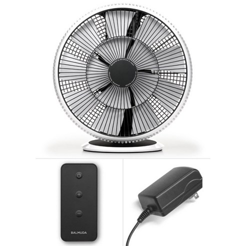 발뮤다 BALMUDA 그린팬 Cirq DC 모터 저소음 서큘레이터 일본제 EGF-3400-WK