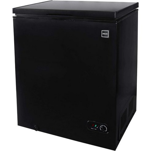 RCA FRF470BLACK 70 cu ft 가슴 냉동고 블랙, 5 cu ft