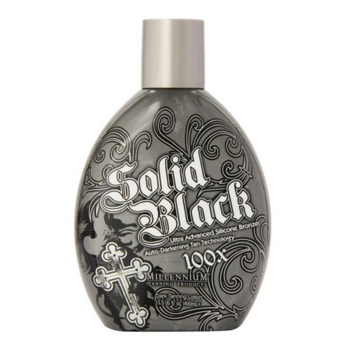 밀레니엄태닝 솔리드 블랙 다크 태닝 로션 Solid Black 100x 400ml, 1개