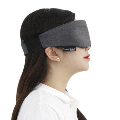 린더스위스 고급 3D 듀얼 아이링 수면 안대 암막 눈가리개는 편안한 수면을 위해 고급 소재와 혁신적인 디자인으로 제작되었습니다.