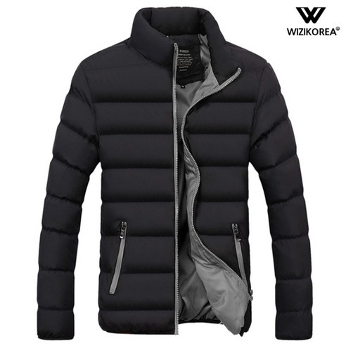 위즈아이 경량 퀄팅 배색패딩 남자 남성 점퍼 자켓 집업 WI020P