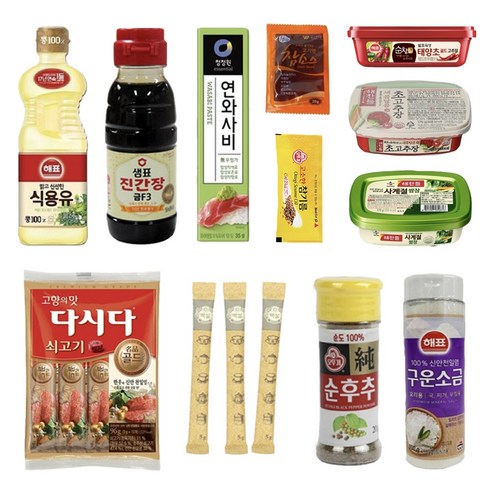 캠핑용 양념세트 조미료 1개 – 맛있는 요리를 위한 필수 아이템!