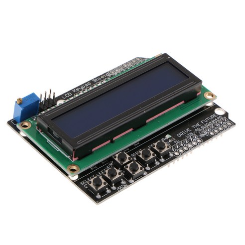 Ursmart Lcd1602 문자 I/O 확장 보드용 LCD 디스플레이 키보드, 1 조각, 설명, 그린 블랙