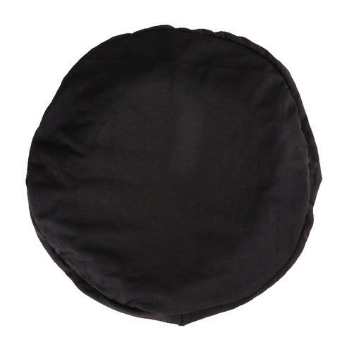 1Pc 11-14inch 바 스툴 커버 라운드 의자 시트 커버 슬리브 탄성 Farbic 8 색, 블랙, 폴리 에스터