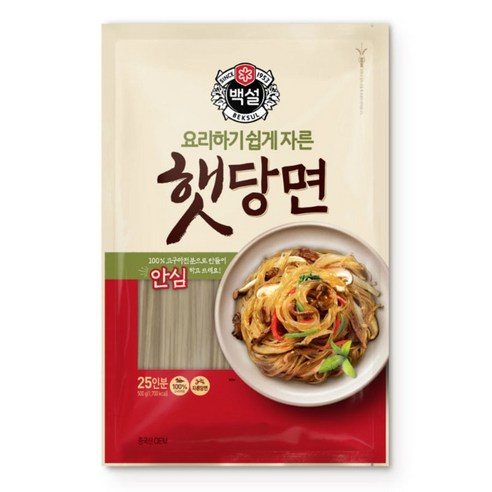 백설 햇당면, 500g, 5개