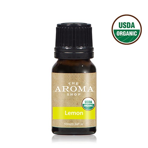 더아로마샵 USDA 천연 아로마 오일 테라피 숙면에좋은향 집중 기분전환 시너지, 레몬 10ml
