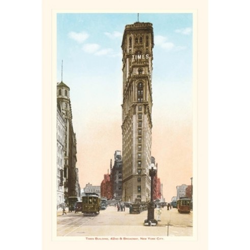 (영문도서) Vintage Journal Times Building New York City Paperback, Found Image Press, English, 9781669511397