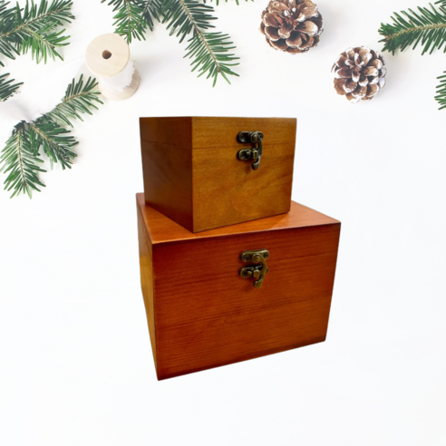 무넬 미니 엔틱 수납 다용도 수납 원목보관함 리뷰 나무상자