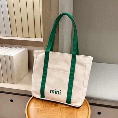 에쉬울프 mini 가벼운 캔버스 에코백