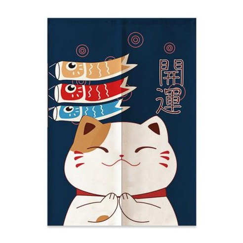 크리스탈 구슬커튼 인테리어 비즈발 가림막 일본 후지 파도 벚꽃 문짝 커튼 주방 출입구 장식 카페 레스토랑 입구 노렌 하프