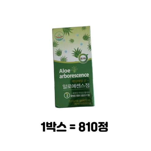 하이알로에 제주산 알로에센스정 810정x4병, 810정, 4개