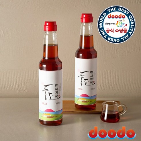 깊은 맛으로 완성하는 특별한 요리, 3년 숙성 멸치액젓의 비밀 두도멸치액젓580