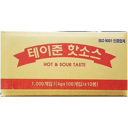 테이준 핫소스(4gx1000개입), 4g, 1개