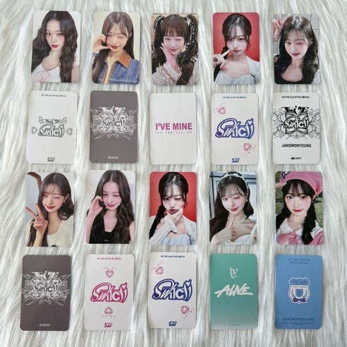 IVE아이브 장원영포카 switch 미니앨범 카메라카드 굿즈, 005-10장