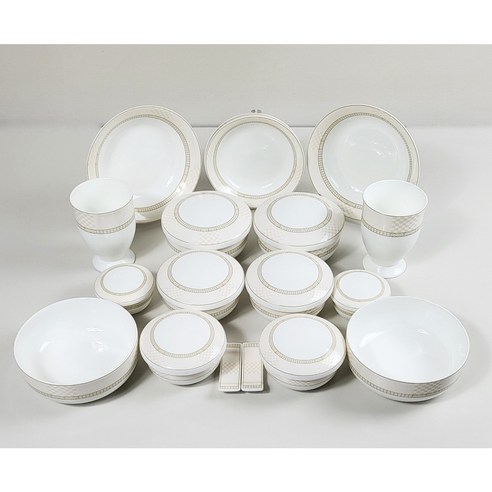 전통과 현대의 조화, 행남자기 프라미스 칠첩반상기로 식탁에 품격을 더하세요.