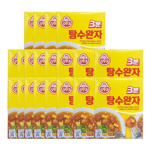 <올따옴> 오뚜기 3분 탕수완자 150g x 20입, 20개