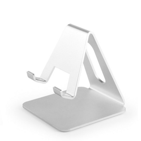 [XIG] 새로운 책상 휴대 전화 홀더 스탠드 아이폰 iPad Xiaomi 조정 가능한 데스크탑 태블릿 홀더 유니버설 테이블 휴대 전화 스탠드, Silver