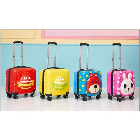 사랑스러운 디자인과 편리함, 아이의 특별한 여행을 위한 캐릭터 캐리어