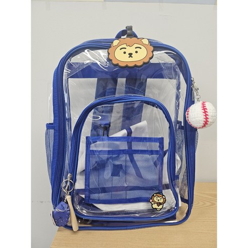 투명 백팩 하나로 야구장 패션과 편리함을 동시에!