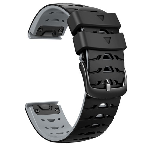 Garmin Epix MARQ 시계대 고품질 실리콘 2 색 손목 밴드 가민 Quick Fit 22mm 스트랩, #5