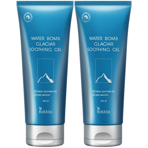 록키스 워터밤 빙하수 수딩젤, 2개, 250ml