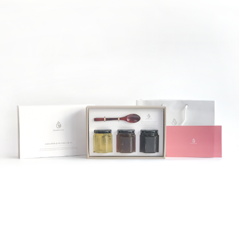달꿀농장 천연꿀 선물세트(아카시아꿀180g+야생화꿀180g+밤꿀180g), 1세트