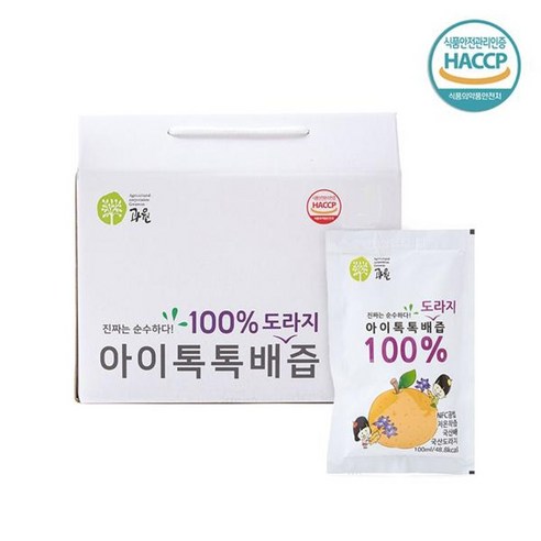 찬이네과수원 아이톡톡 배도라지즙 50p, 50개, 100ml