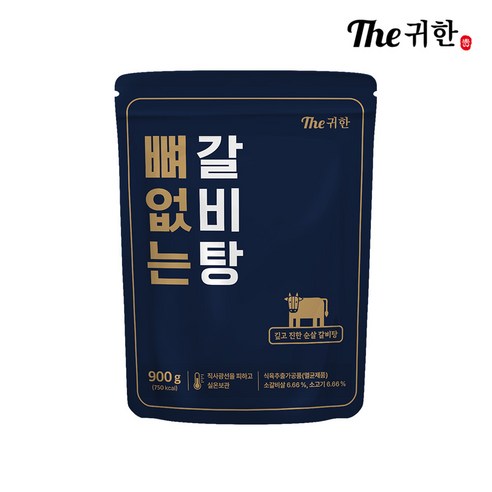 더 귀한 뼈없는 갈비탕 900g, 900g, 6개