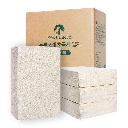 네네린도 밀크 초극세입자 두부모래, 11L, 4팩