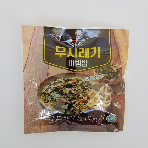 바로cook 간편식 자취요리 나물 비빔밥 건나물 5종 (13g-15g), 1개, 무청시래기 비빔나물