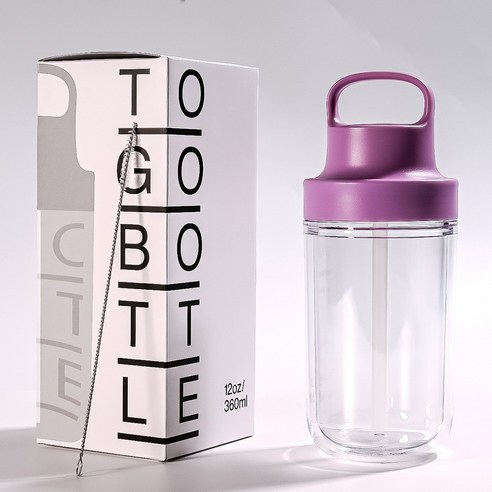 킨토 투고보틀 360 전용세척솔 정품박스 포함, 1개, 360ml, 퍼플
